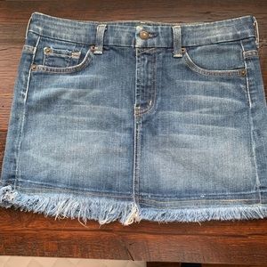 7 For All Mankind Denim Skirt Size 28